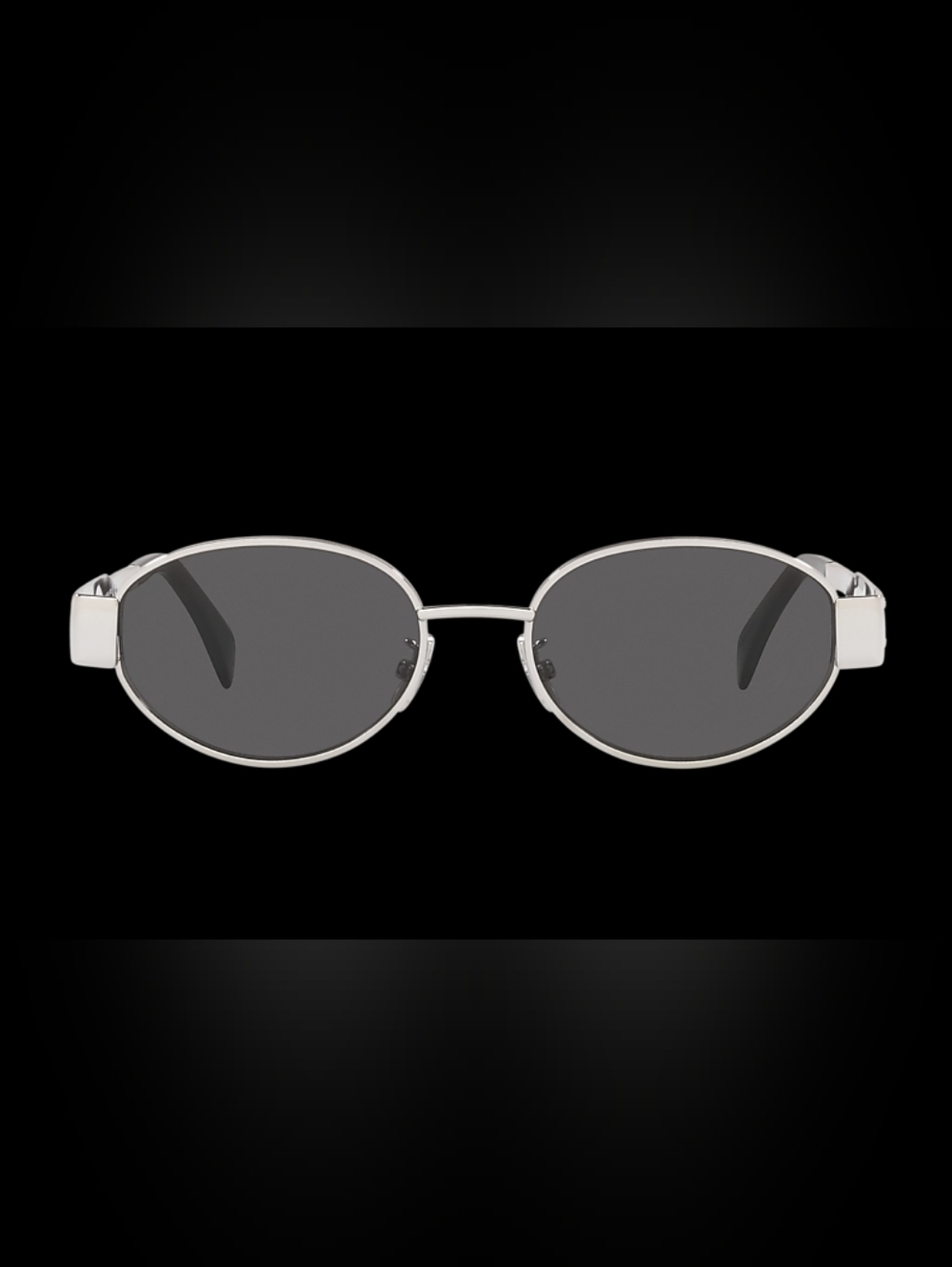 Brand NEW!! Celine CL40235U 16A Triomphe Metal Sunglasses Silver Frame Grey Lens - Picture 14 of 16